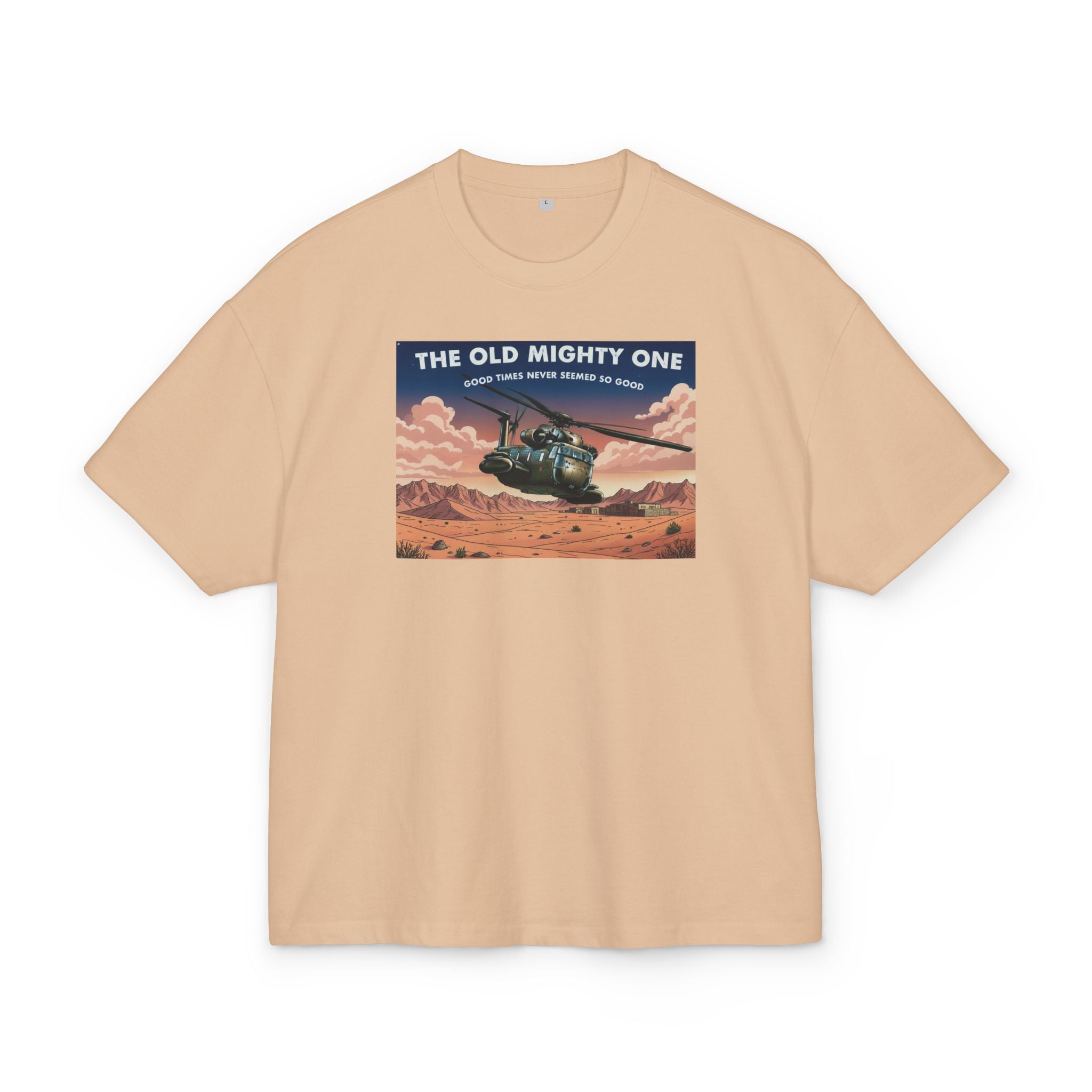 CH-53 Stallion T-Shirt Retro Bundeswehr Hubschrauber | Olive & Beige Aviation Tee | Luftwaffe Design | German Air Force Legend Shirt