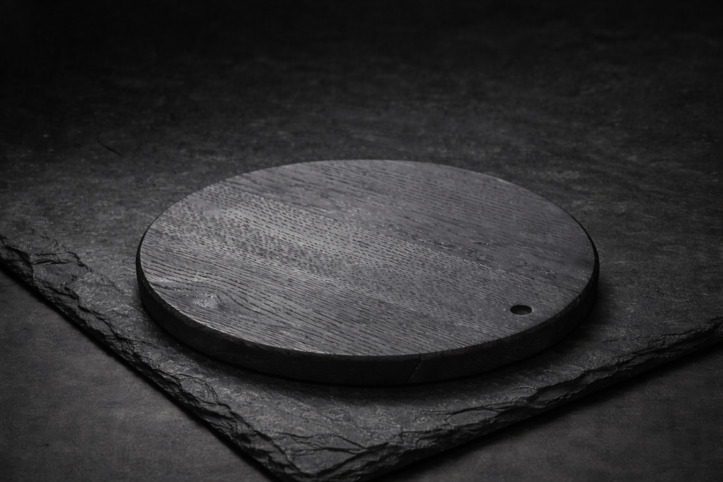 BLACK LINE — Round Yakisugi Board