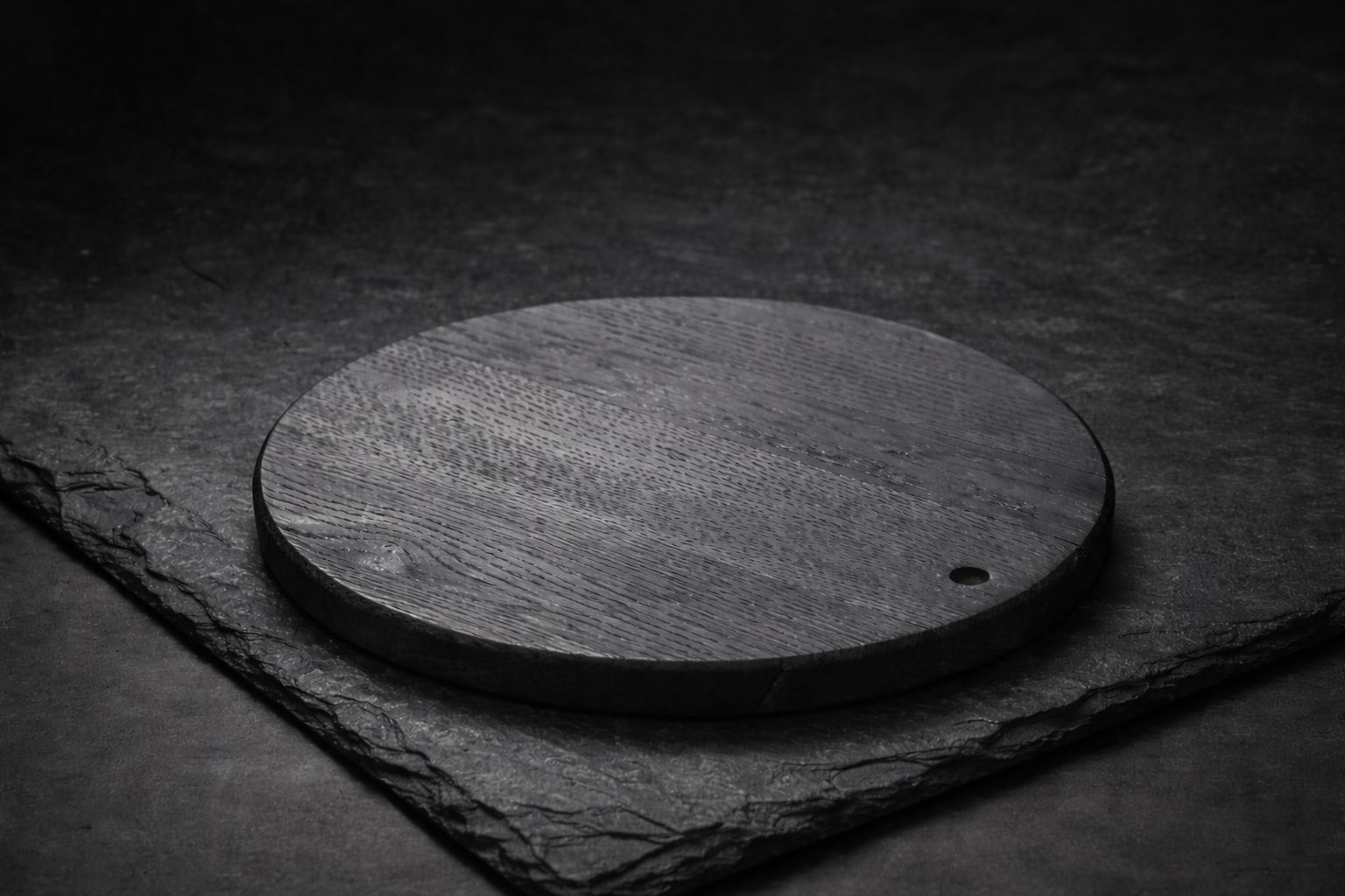 BLACK LINE — Round Yakisugi Board