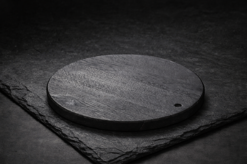 BLACK LINE — Round Yakisugi Board