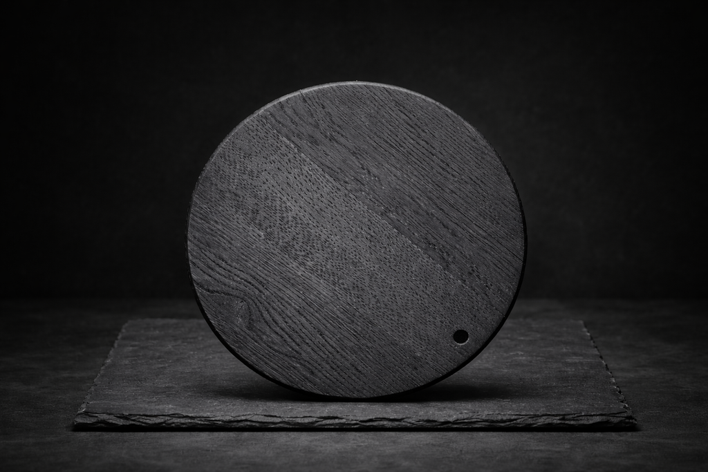 BLACK LINE — Round Yakisugi Board