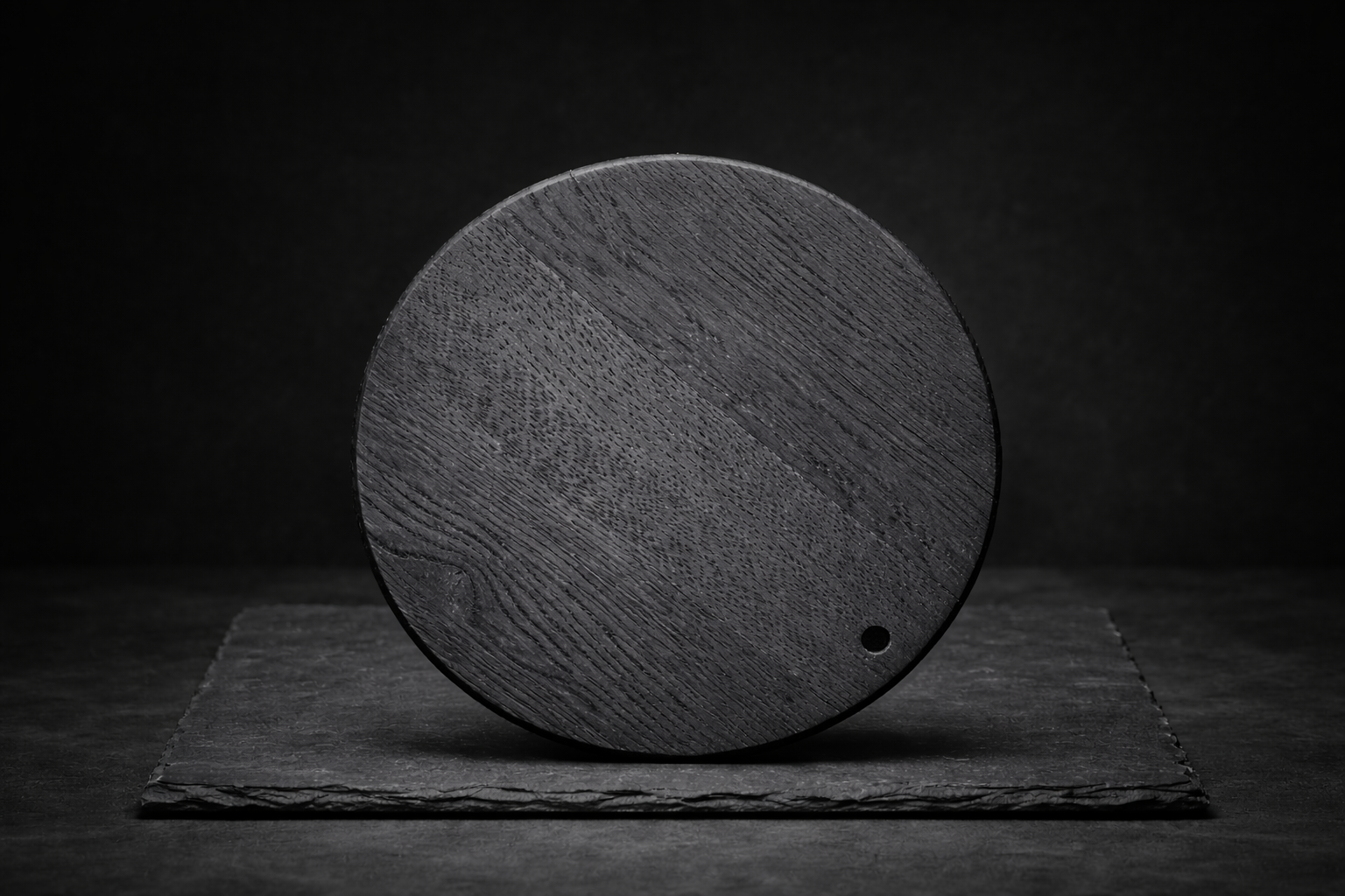 BLACK LINE — Round Yakisugi Board