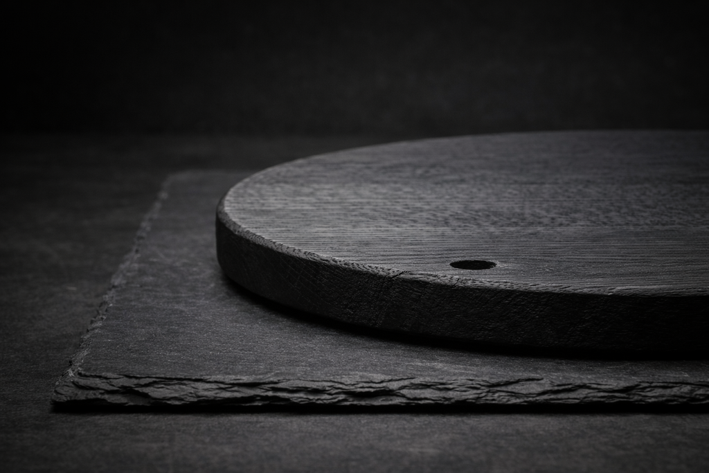 BLACK LINE — Round Yakisugi Board