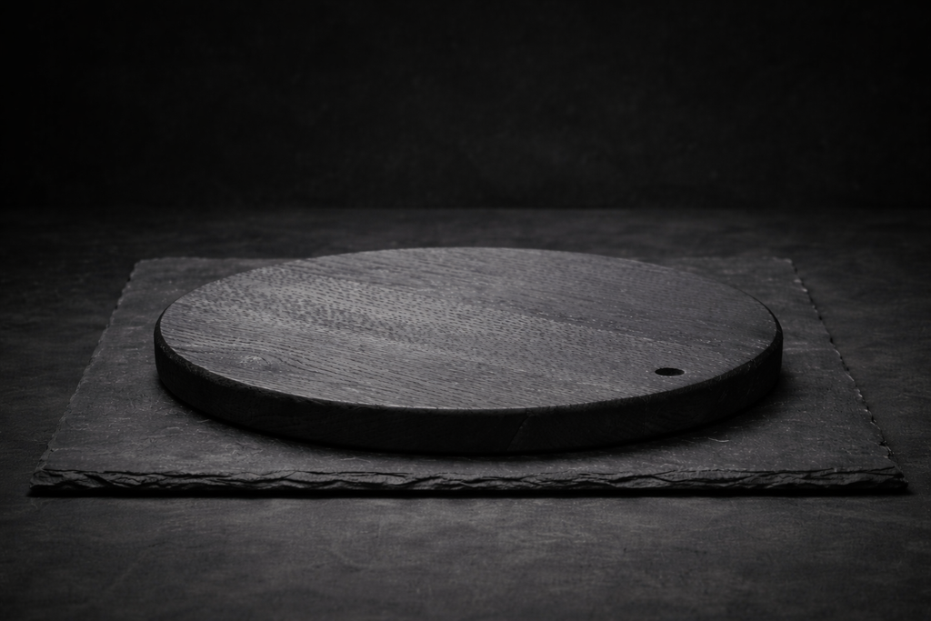 BLACK LINE — Round Yakisugi Board