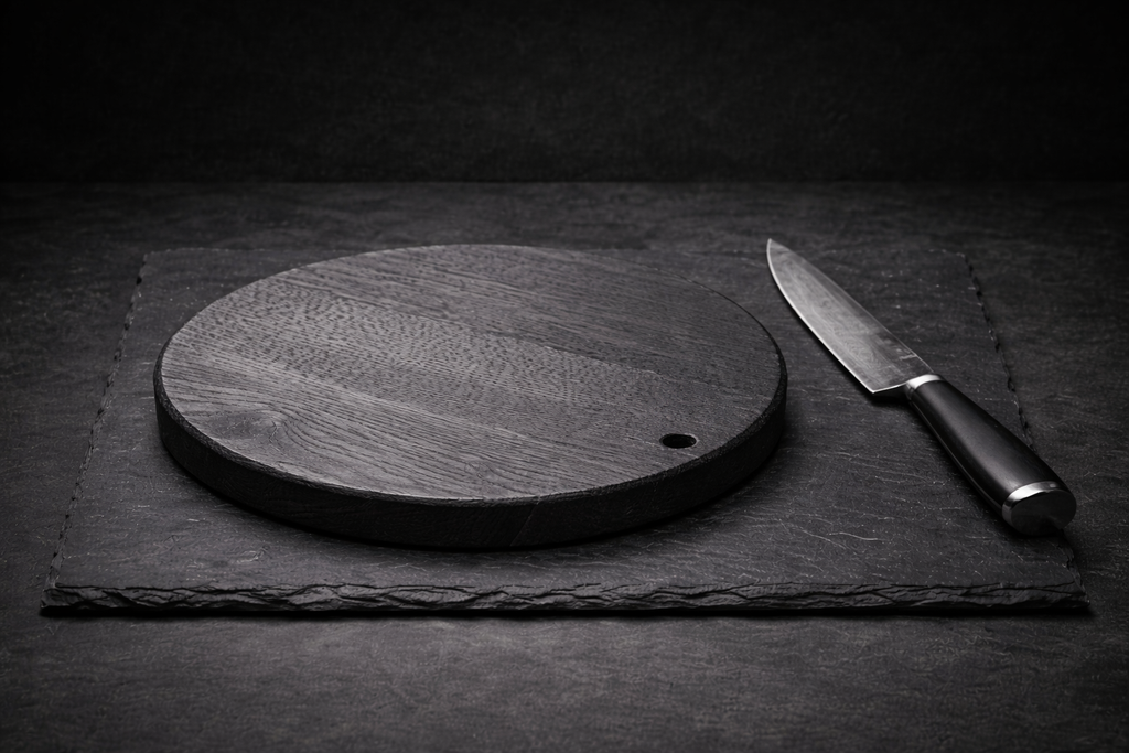 BLACK LINE — Round Yakisugi Board