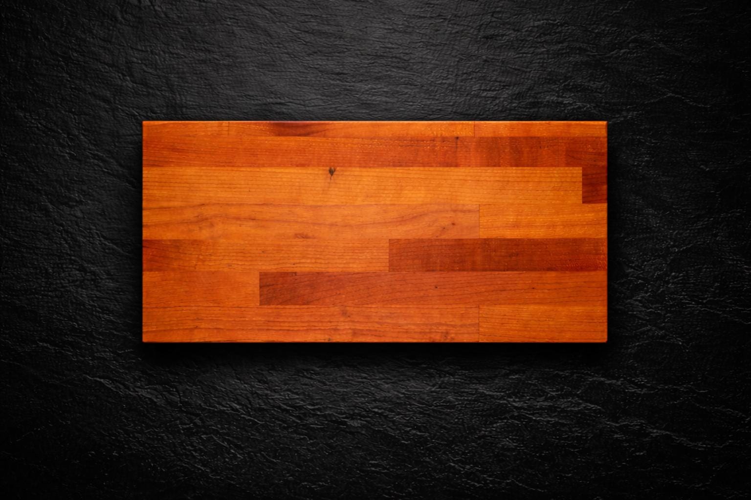 OLDRYE Nature Cherry Facette | Designer Schneidebrett & Servierbrett aus Kirschholz | 49x29x4 cm | 70 Grad Ergonomie-Schnitt | Handgefertigt