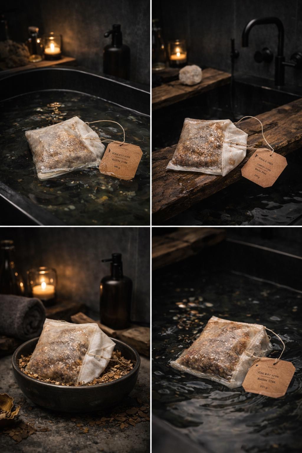 SOFT BLOOM Bath Tea · Blumiges Bio Kräuterbad · Sanfte Aromatherapie · Handmade Badetee · 100 g · Waldkräuter · 100 g Wellness